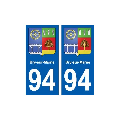 94 Créteil wappen aufkleber sticker plakette ez stadt