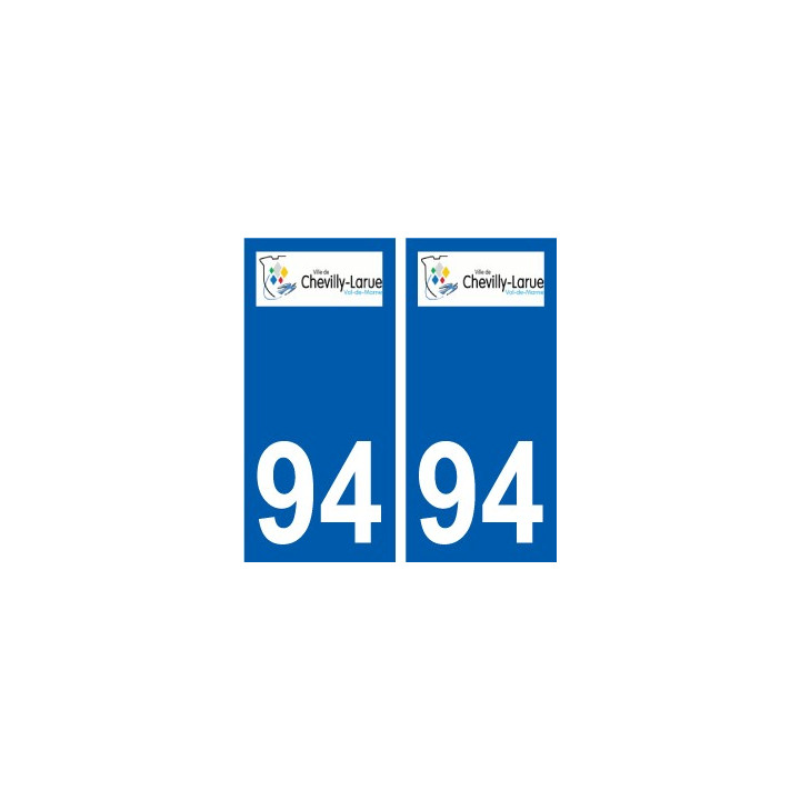 94 Créteil logo decal sticker plate registration city
