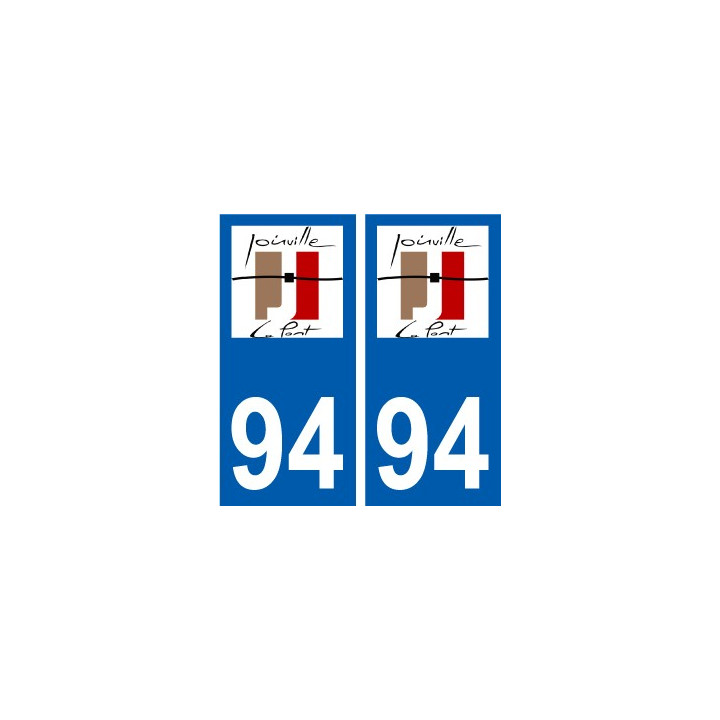 94 Créteil logotipo de la calcomanía de la placa etiqueta de registro de la ciudad