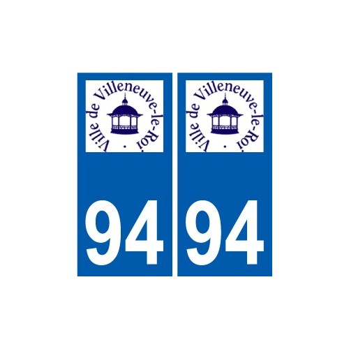 94 Créteil logo decal sticker plate registration city
