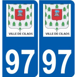 94 Créteil logotipo de la calcomanía de la placa etiqueta de registro de la ciudad