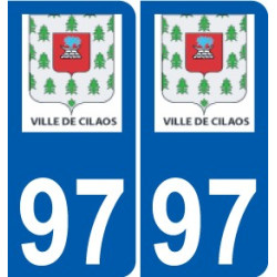 94 Créteil logotipo de la calcomanía de la placa etiqueta de registro de la ciudad