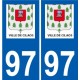 94 Créteil logo decal sticker plate registration city