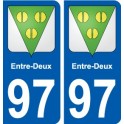 97 Roura stemma adesivo piastra adesivi città