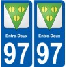 97 Saint-Barthélemy blason autocollant plaque stickers ville