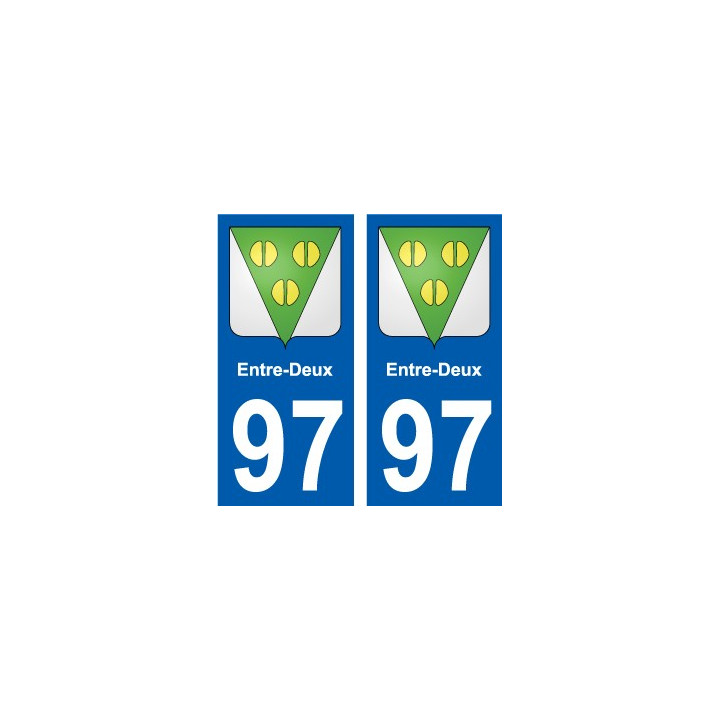 97 Saint-Barthélemy blason autocollant plaque stickers ville