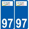 94 Créteil logotipo de la calcomanía de la placa etiqueta de registro de la ciudad