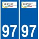 94 Créteil logotipo de la calcomanía de la placa etiqueta de registro de la ciudad