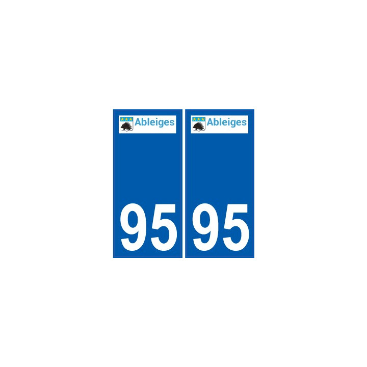 95 Viarmes wappen aufkleber typenschild aufkleber stadt