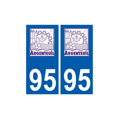 94 Créteil logo decal sticker plate registration city