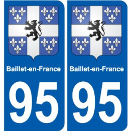 95 Ableiges blason autocollant plaque stickers ville