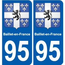 95 Viarmes wappen aufkleber typenschild aufkleber stadt