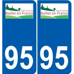94 Créteil logo decal sticker plate registration city
