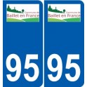 94 Créteil logo aufkleber sticker plakette ez stadt