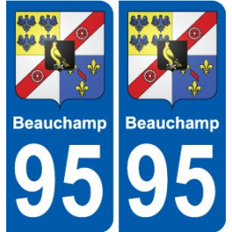95 Viarmes wappen aufkleber typenschild aufkleber stadt