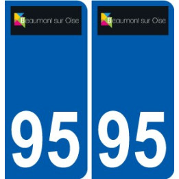 94 Créteil logotipo de la calcomanía de la placa etiqueta de registro de la ciudad