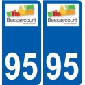 94 Créteil logo decal sticker plate registration city