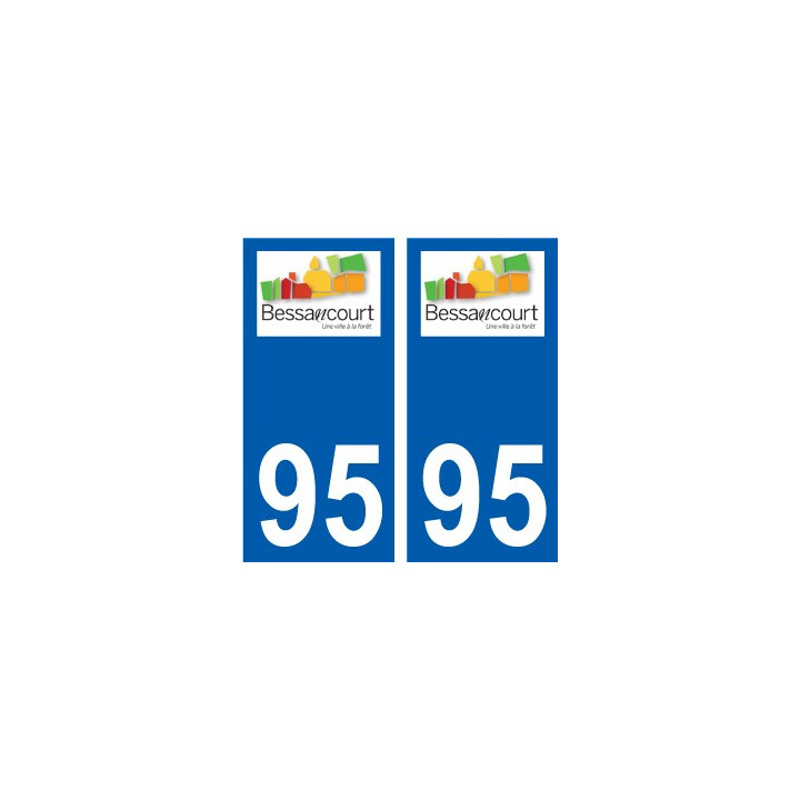 94 Créteil logotipo de la calcomanía de la placa etiqueta de registro de la ciudad