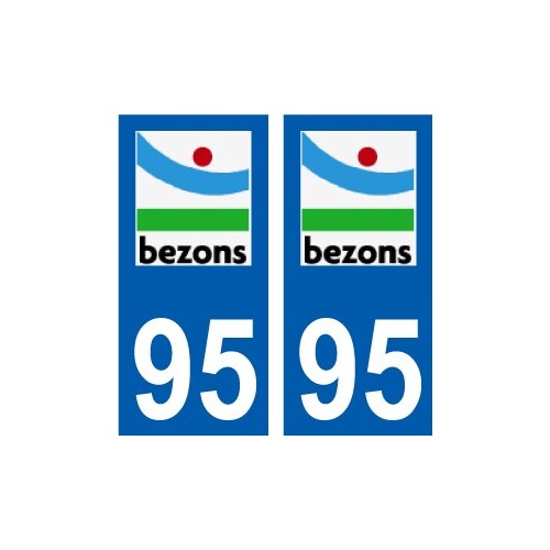 94 Créteil adesivo del logo adesivo piastra di registrazione city