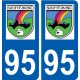 94 Créteil logo decal sticker plate registration city