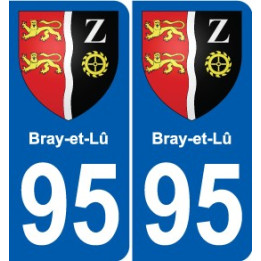 95 Viarmes wappen aufkleber typenschild aufkleber stadt