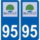 94 Créteil logo decal sticker plate registration city