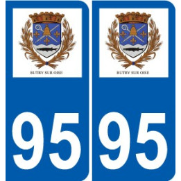 94 Créteil logo decal sticker plate registration city