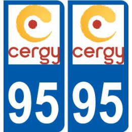 94 Créteil logo decal sticker plate registration city