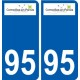 94 Créteil logo decal sticker plate registration city