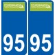 94 Créteil logo aufkleber sticker plakette ez stadt