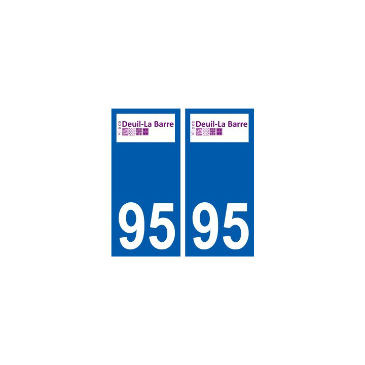 95 Ableiges logo autocollant sticker plaque immatriculation ville