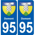 95 Viarmes wappen aufkleber typenschild aufkleber stadt