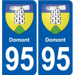 95 Viarmes stemma adesivo piastra adesivi città
