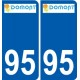 94 Créteil logo aufkleber sticker plakette ez stadt