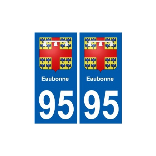 95 Ableiges blason autocollant plaque stickers ville