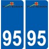 94 Créteil logo aufkleber sticker plakette ez stadt