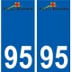 94 Créteil logo decal sticker plate registration city