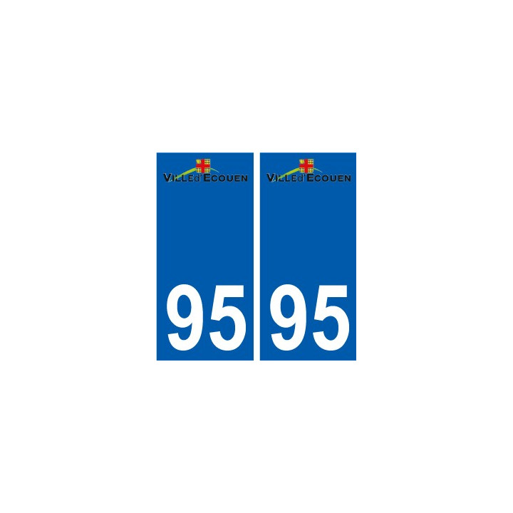 94 Créteil logotipo de la calcomanía de la placa etiqueta de registro de la ciudad