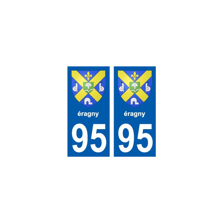 95 Viarmes wappen aufkleber typenschild aufkleber stadt