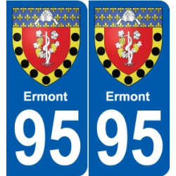 95 Viarmes wappen aufkleber typenschild aufkleber stadt