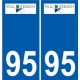 94 Créteil logo decal sticker plate registration city