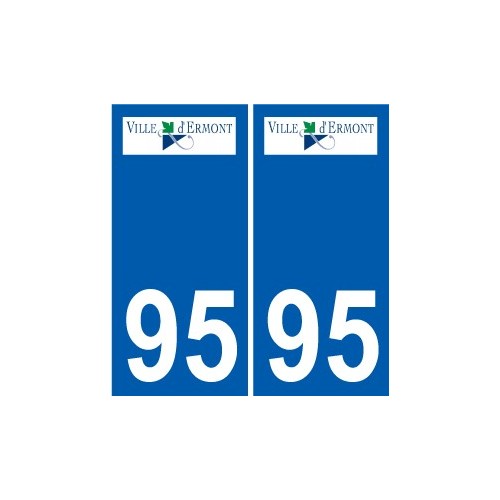 94 Créteil logotipo de la calcomanía de la placa etiqueta de registro de la ciudad