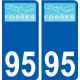 94 Créteil logo aufkleber sticker plakette ez stadt
