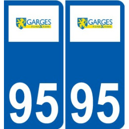 94 Créteil logotipo de la calcomanía de la placa etiqueta de registro de la ciudad