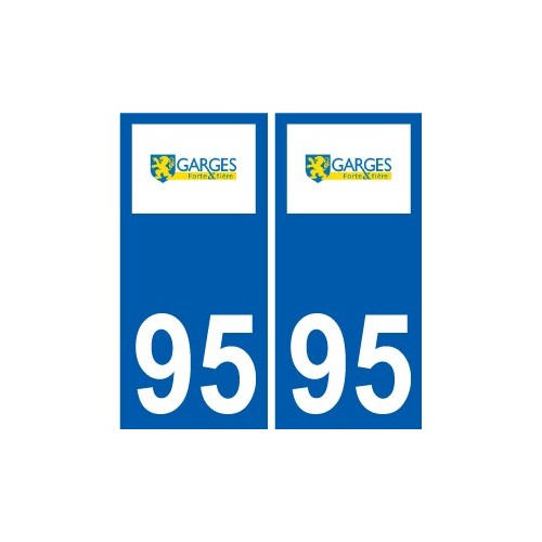 94 Créteil adesivo del logo adesivo piastra di registrazione city