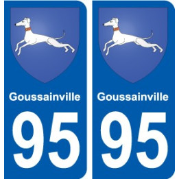 95 Ableiges blason autocollant plaque stickers ville