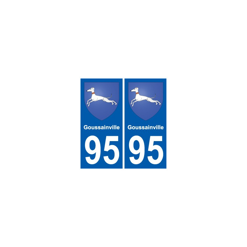 95 Viarmes stemma adesivo piastra adesivi città