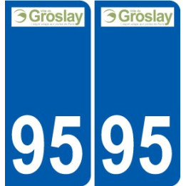94 Créteil logo decal sticker plate registration city