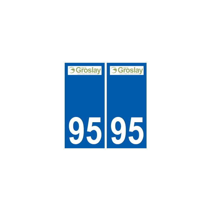 94 Créteil logo decal sticker plate registration city