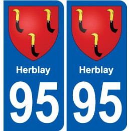 95 Viarmes wappen aufkleber typenschild aufkleber stadt